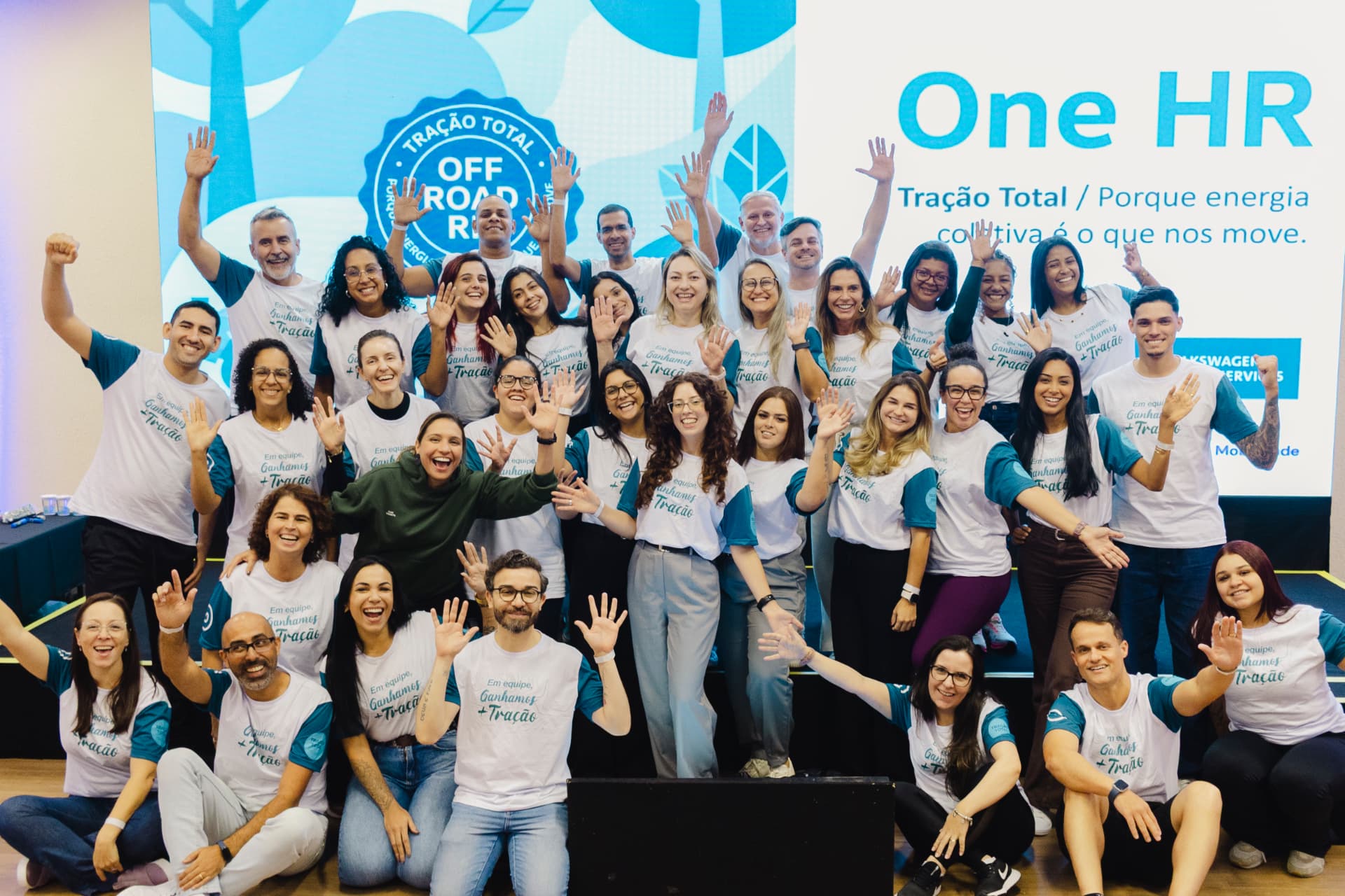 Time Volkswagen em dinâmica de bootcamp