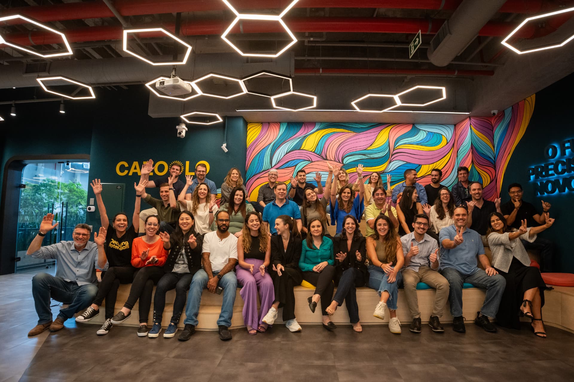 Turma reunida em foto oficial do bootcamp